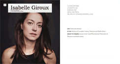 Desktop Screenshot of isabellegiroux.net