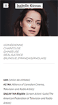 Mobile Screenshot of isabellegiroux.net